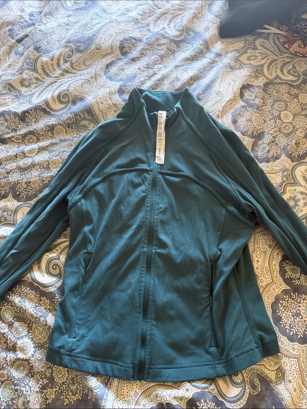 lululemon athletica Teal Full-Zip Utility Jacket